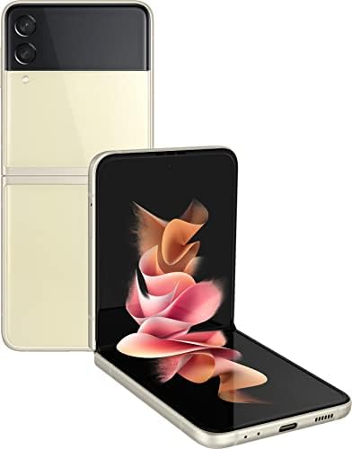 Samsung Galaxy Z Flip 3 5G, US Version, 128GB, Phantom Black - Unlocked (Renewed)