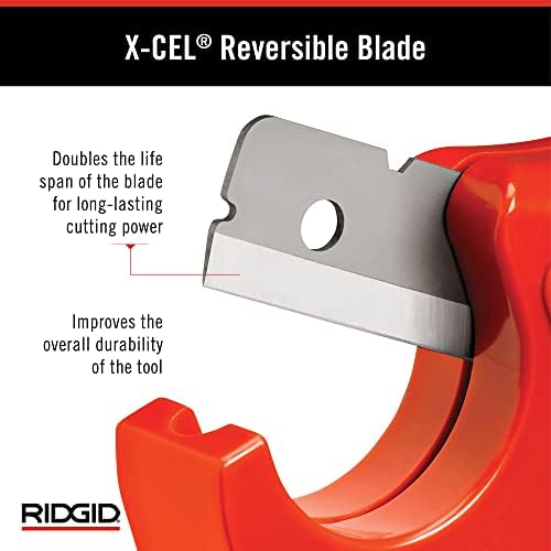 RIDGID 23488 Model PC-1250 Single Stroke Plastic Pipe and Tubing Cutter, 1/8-inch to 1-5/8-inch Pipe Cutter