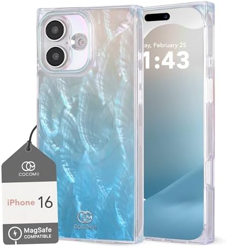 COCOMII Rectangle Case for iPhone 15 Pro Max, Compatible with MagSafe, Ocean Odyssey