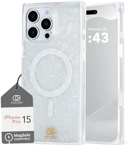 COCOMII Rectangle Case for iPhone 15 Pro Max, Compatible with MagSafe, Ocean Odyssey