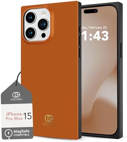 COCOMII Rectangle Case for iPhone 15 Pro Max, Compatible with MagSafe, Ocean Odyssey