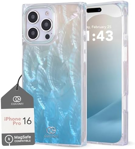 COCOMII Rectangle Case for iPhone 15 Pro Max, Compatible with MagSafe, Ocean Odyssey