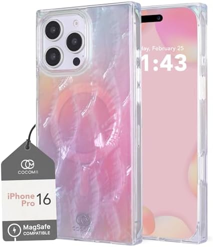 COCOMII Rectangle Case for iPhone 15 Pro Max, Compatible with MagSafe, Ocean Odyssey