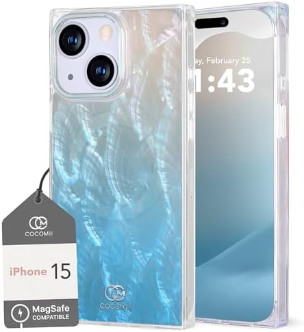 COCOMII Rectangle Case for iPhone 15 Pro Max, Compatible with MagSafe, Ocean Odyssey