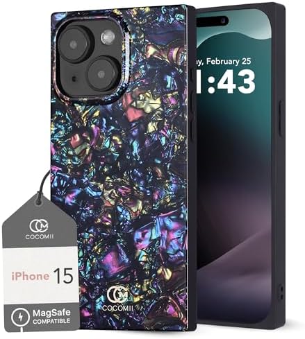 COCOMII Rectangle Case for iPhone 15 Pro Max, Compatible with MagSafe, Ocean Odyssey