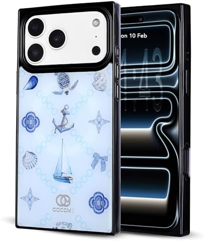 COCOMII Rectangle Case for iPhone 15 Pro Max, Compatible with MagSafe, Ocean Odyssey