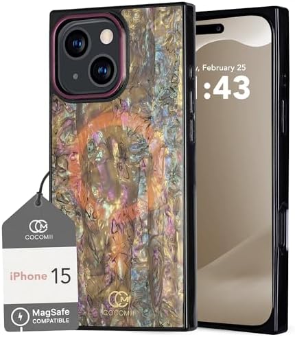 COCOMII Rectangle Case for iPhone 15 Pro Max, Compatible with MagSafe, Ocean Odyssey