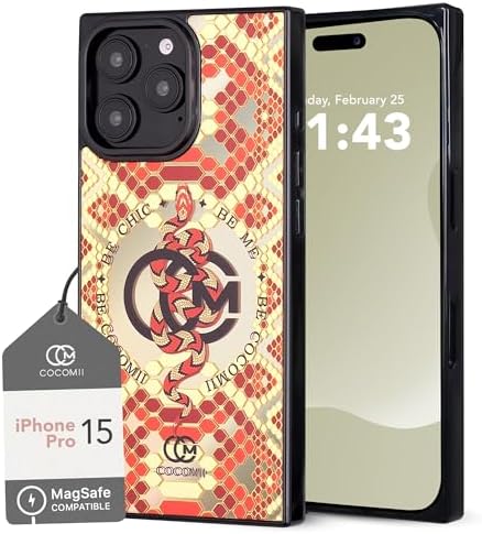 COCOMII Rectangle Case for iPhone 15 Pro Max, Compatible with MagSafe, Ocean Odyssey