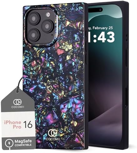 COCOMII Rectangle Case for iPhone 15 Pro Max, Compatible with MagSafe, Ocean Odyssey