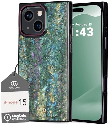 COCOMII Rectangle Case for iPhone 15 Pro Max, Compatible with MagSafe, Ocean Odyssey