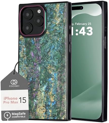 COCOMII Rectangle Case for iPhone 15 Pro Max, Compatible with MagSafe, Ocean Odyssey
