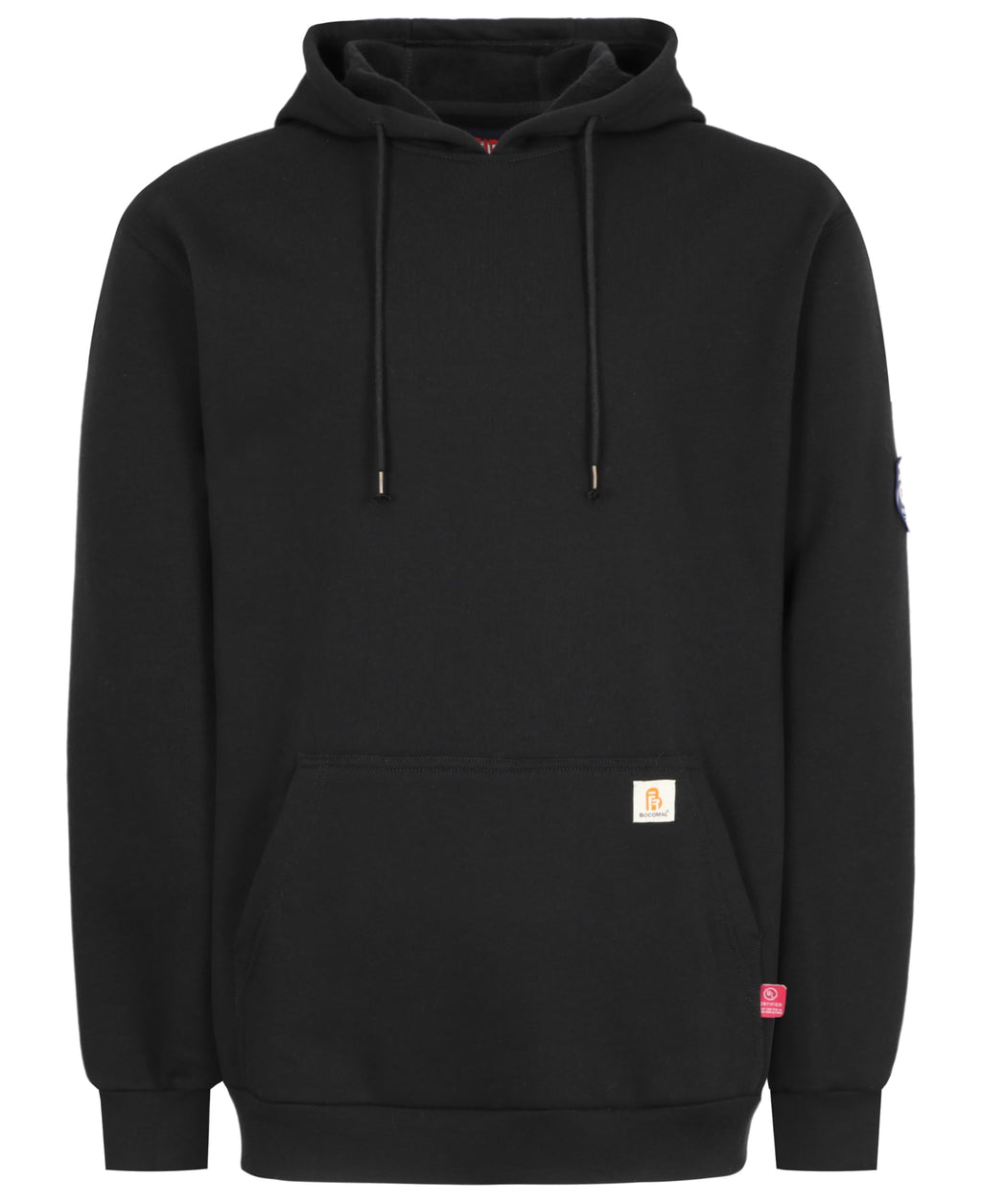 BOCOMAL FR Hoodies Pullover 10.5oz Cotton Fleece Flame Resistant Hooded Sweatshirts