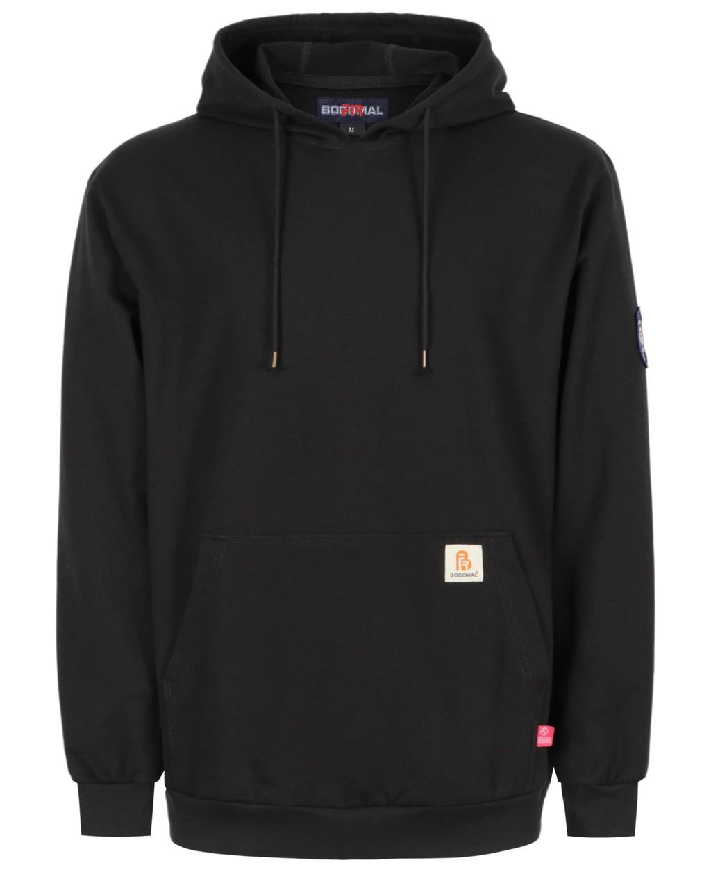 BOCOMAL FR Hoodie Pullover Idea for Summer 7.5oz Lightweight Cotton Flame Resistant Sweatshirt (Non Fleece)