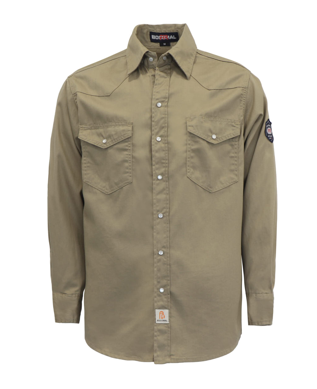 BOCOMAL FR Shirts 6.25oz Lightweight Welding Shirts Flame Resistant Men's Fire Retardant Shirt