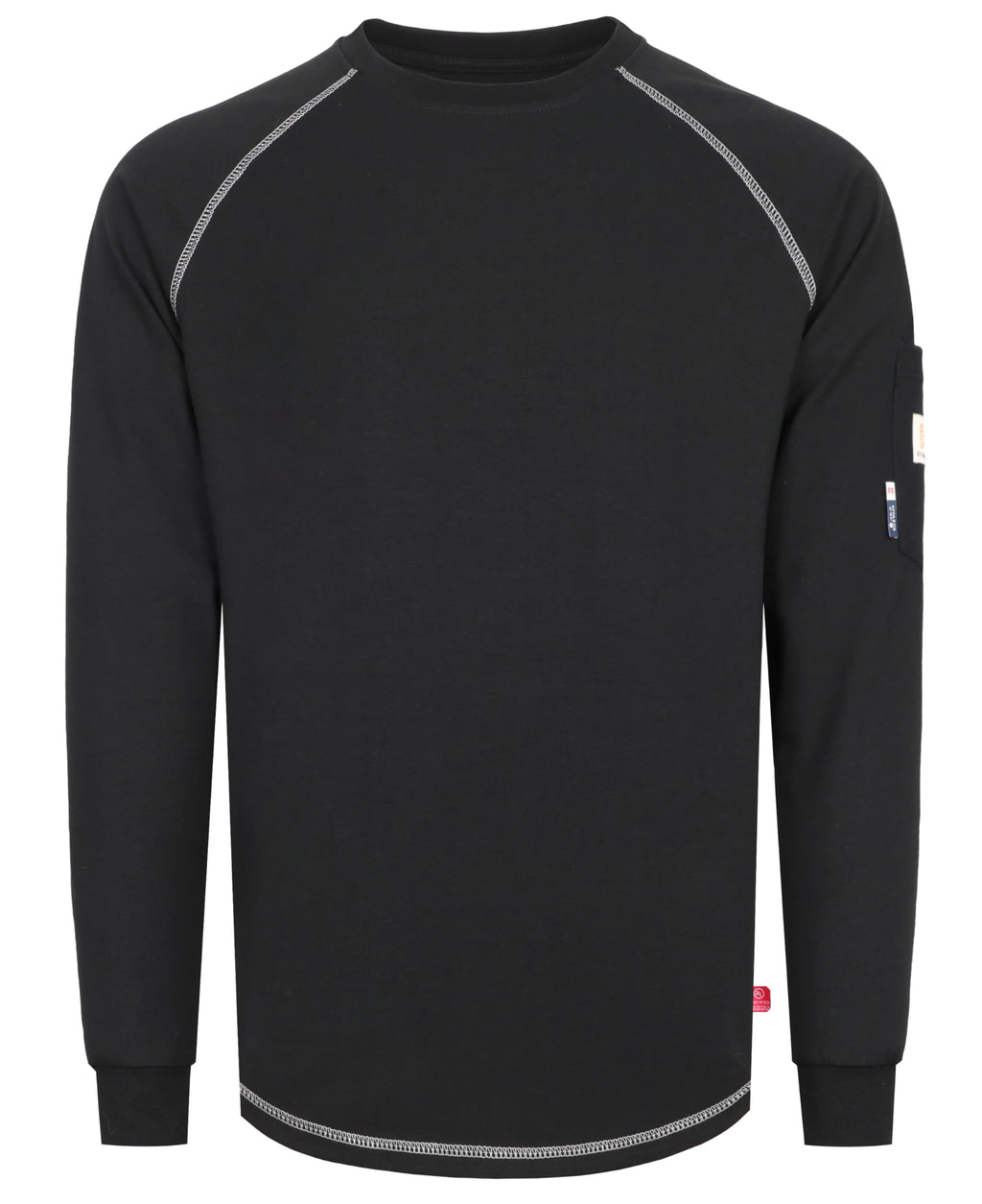 BOCOMAL FR Shirts Heather Series 6oz Flame Resistant T Shirt NFPA2112 CAT2 Fire Retardant Crew Work Shirt