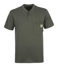 BOCOMAL FR Shirts Flame Resistant Shirt 5.5oz 100% Cotton Light Weight CAT2 Fire Retardant Henley Shirts
