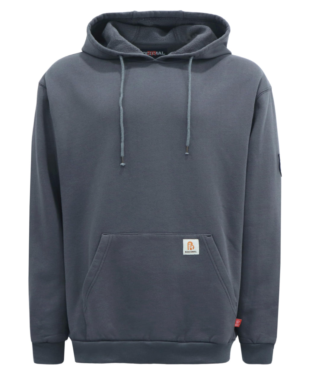 BOCOMAL FR Hoodies Pullover 10.5oz Cotton Fleece Flame Resistant Hooded Sweatshirts