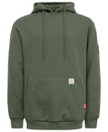 BOCOMAL FR Hoodies Pullover 10.5oz Cotton Fleece Flame Resistant Hooded Sweatshirts