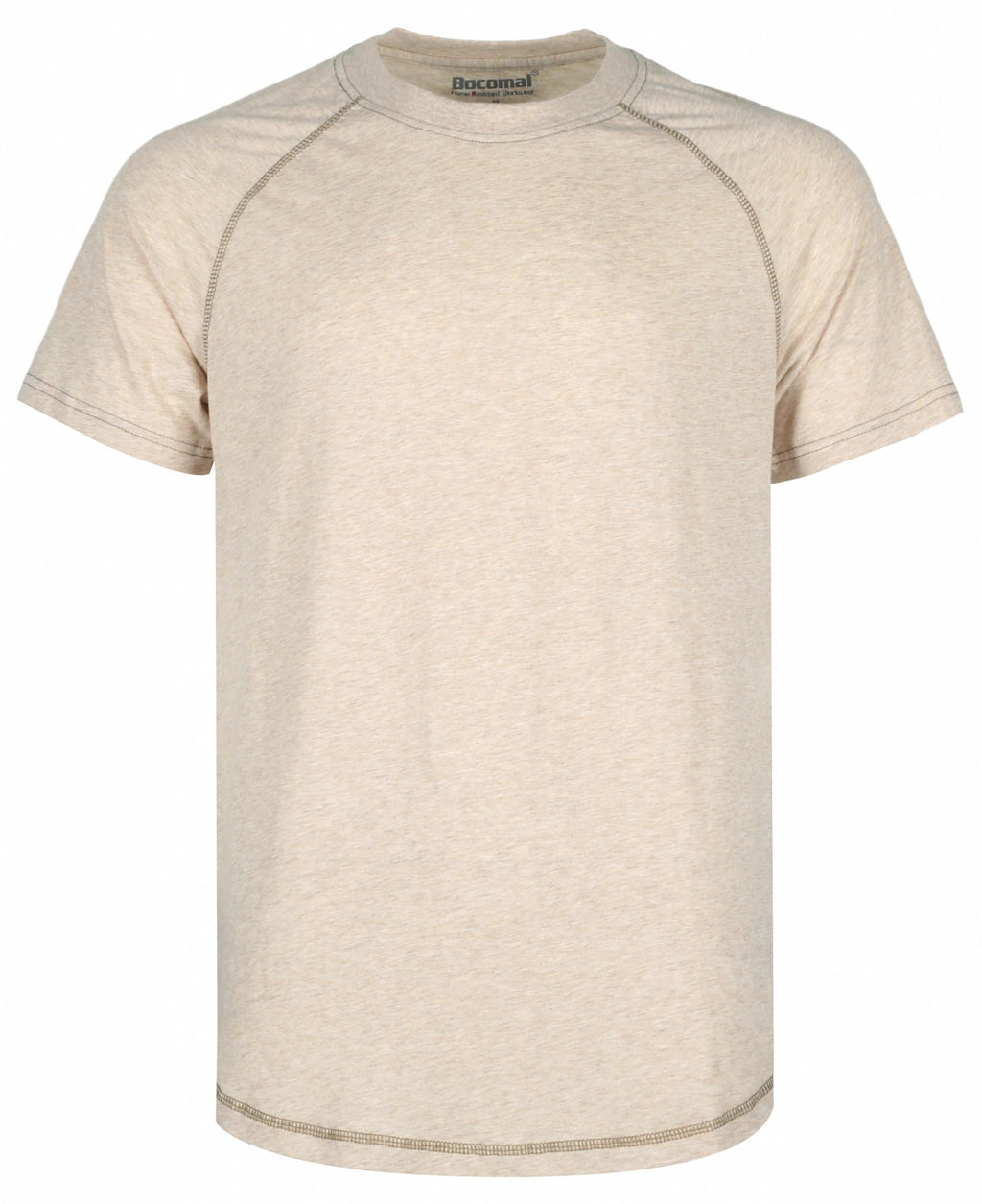 BOCOMAL FR Shirts for Summer 4oz EX Light Weight Flame Resistant Base Layer CAT1 Fire Retardant Crew Shirt