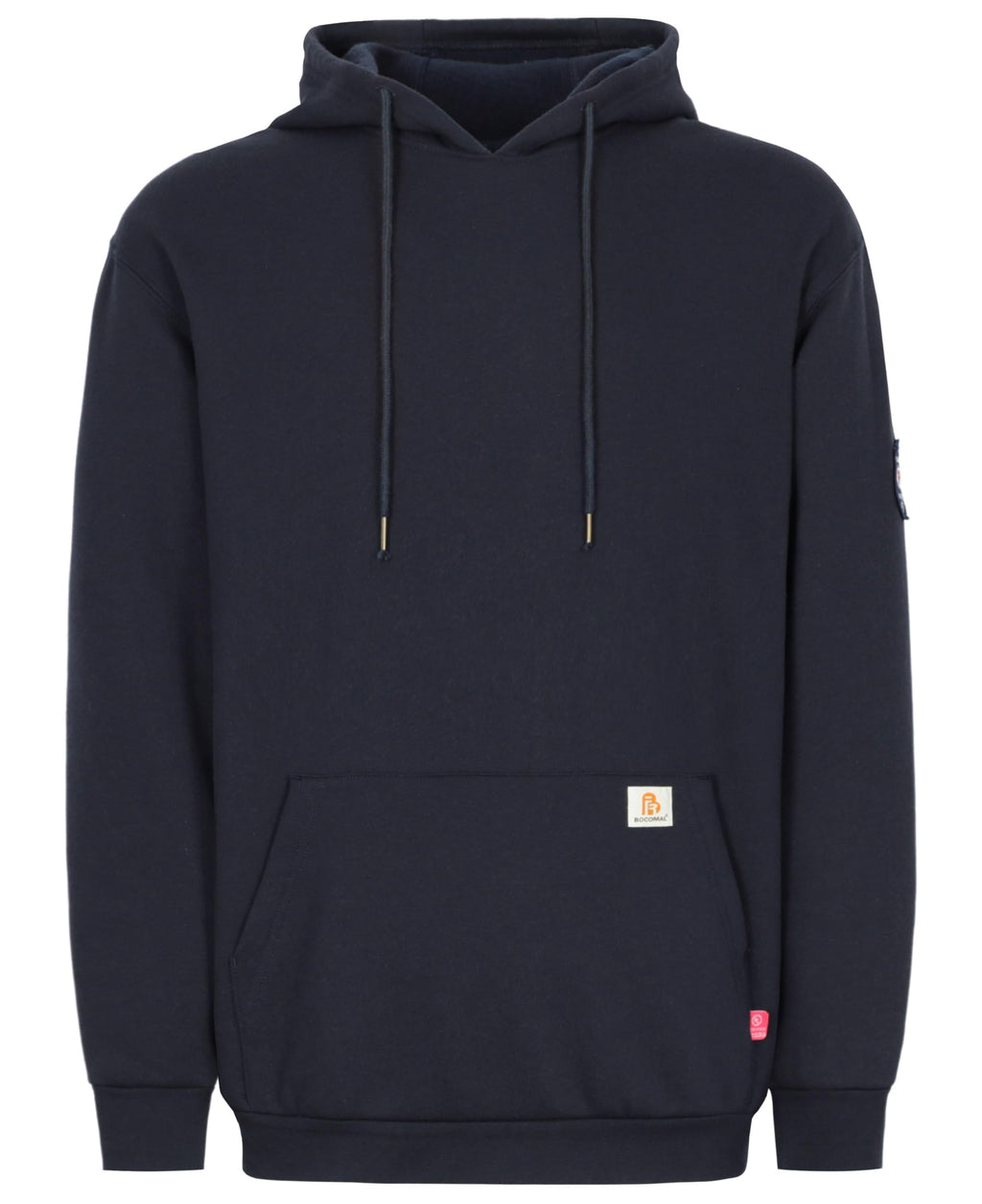 BOCOMAL FR Hoodies Pullover 10.5oz Cotton Fleece Flame Resistant Hooded Sweatshirts