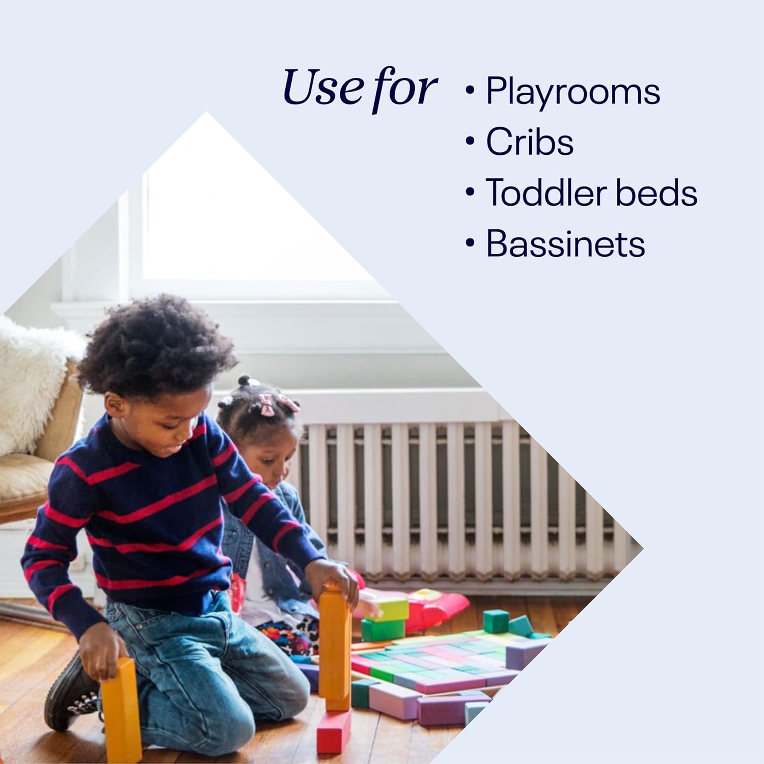 Nanit Flex Multi-Stand – Baby Monitor Mount, Portable Camera Stand for Travel & Crib - White (Camera Not Included)