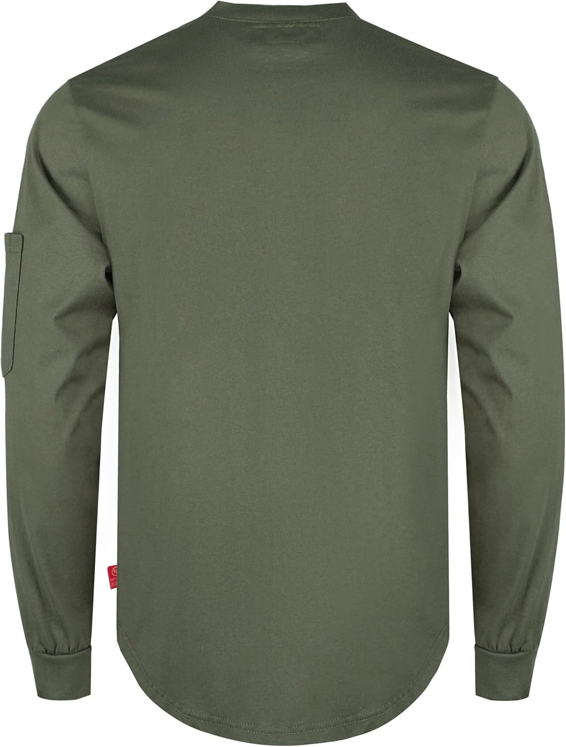BOCOMAL FR Shirts for Men Melt Pocket Lightweight Crew T-Shirt NFPA2112/CAT2 Fire Resistant Work Shirt