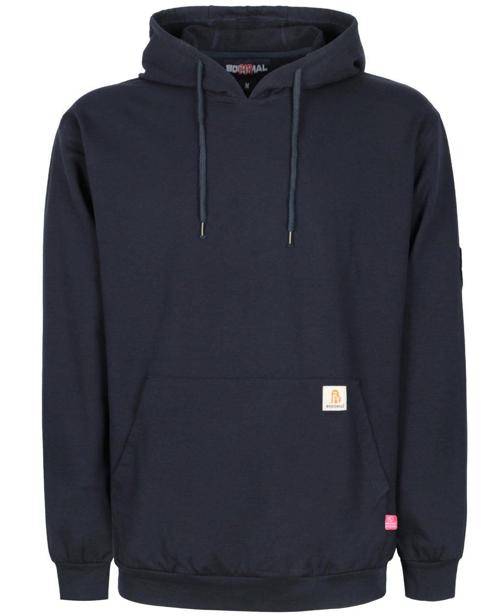 BOCOMAL FR Hoodie Pullover Idea for Summer 7.5oz Lightweight Cotton Flame Resistant Sweatshirt (Non Fleece)