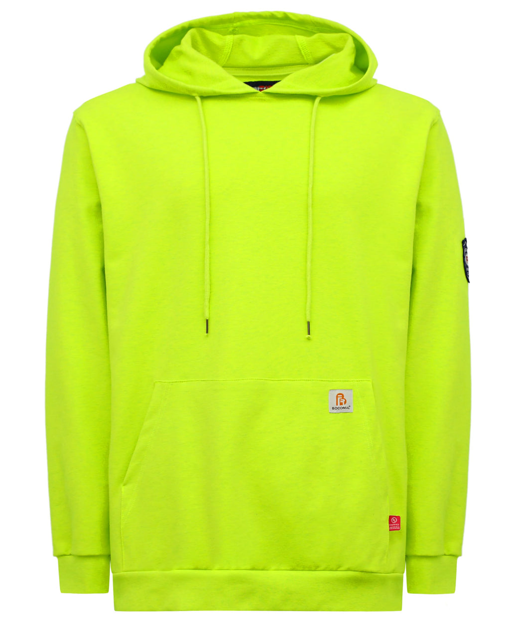 BOCOMAL FR Hoodie Pullover Idea for Summer 7.5oz Lightweight Cotton Flame Resistant Sweatshirt (Non Fleece)