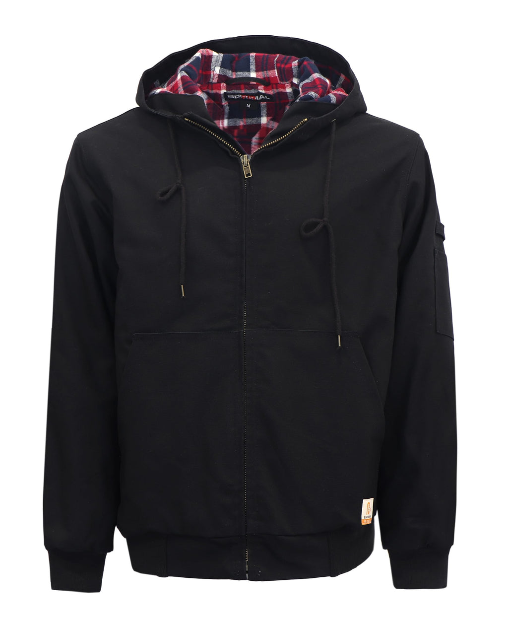 BOCOMAL FR Jacket Insulated Flame Resistant Duck Hooded Coat Outwear&Vest Light Water Repellent and Oil Resistant.