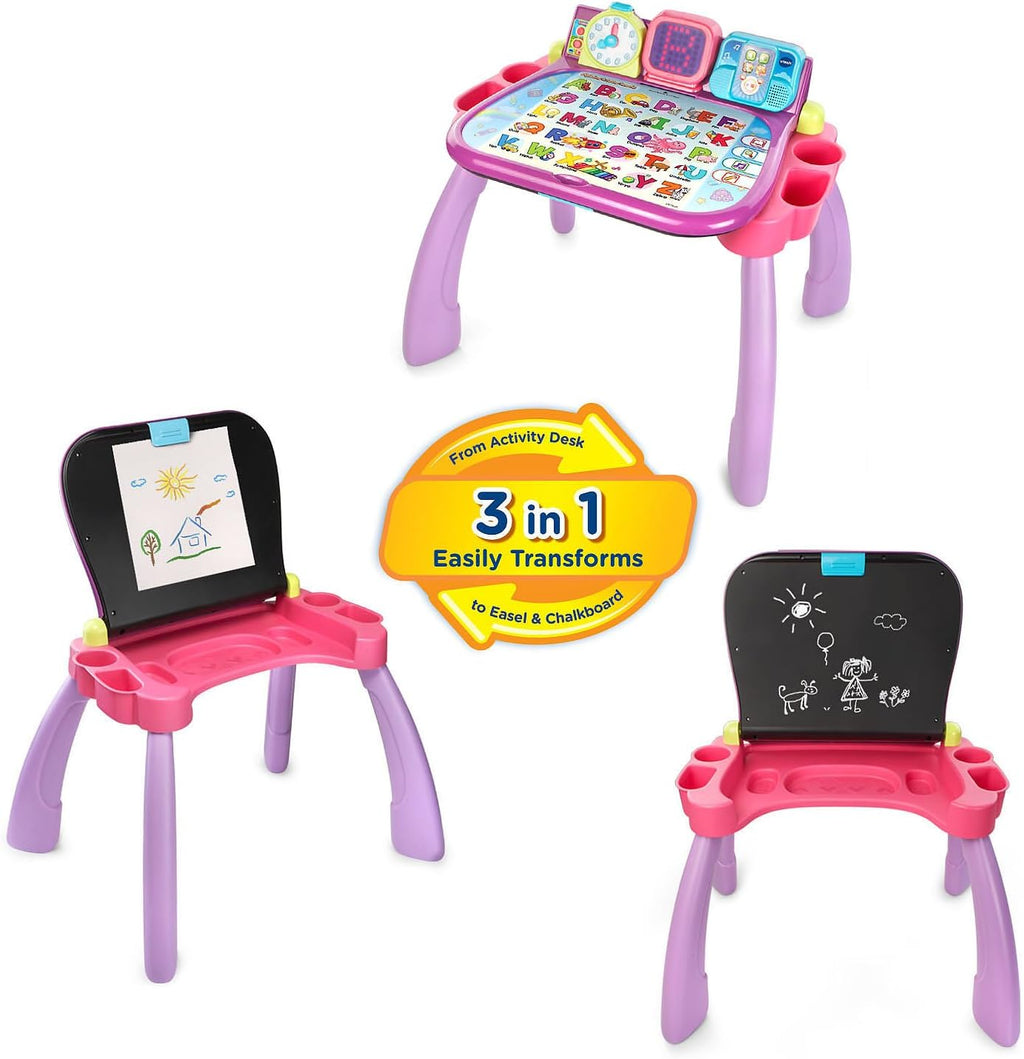 VTech Touch and Learn Activity Desk (Frustration Free Packaging), Purple