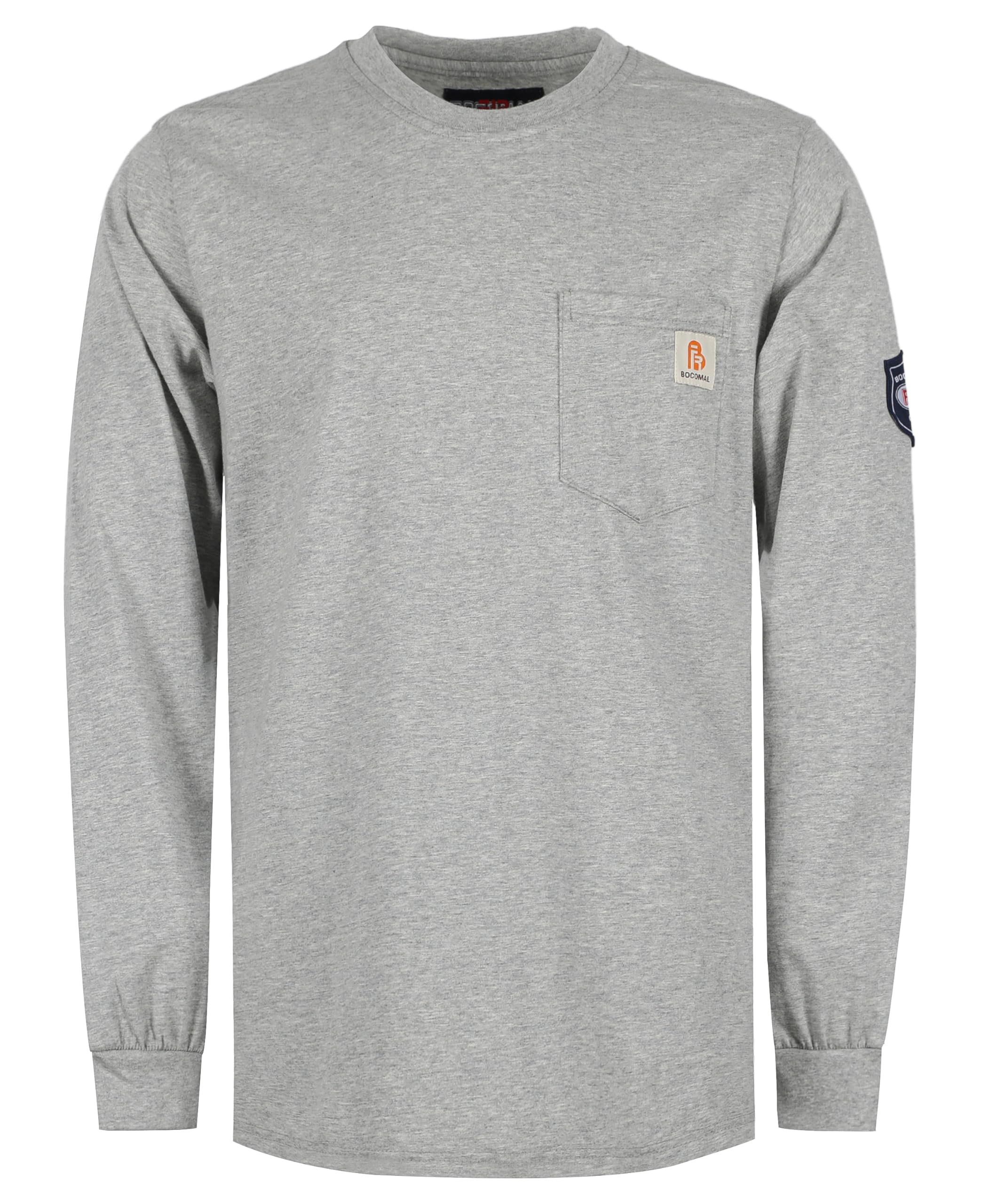 BOCOMAL FR Shirts Lightweight Classic Crew Long Sleeve Fire Resistant Shirt CAT2