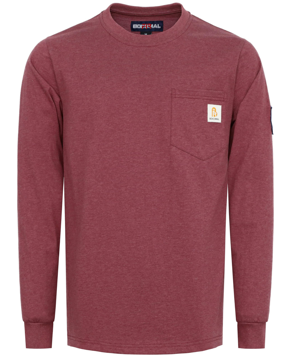 BOCOMAL FR Shirts Lightweight Classic Crew Long Sleeve Fire Resistant Shirt CAT2