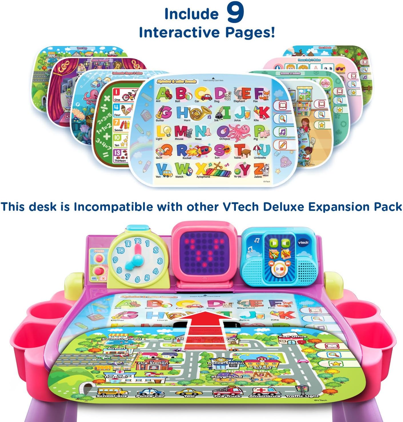 VTech Touch and Learn Activity Desk (Frustration Free Packaging), Purple