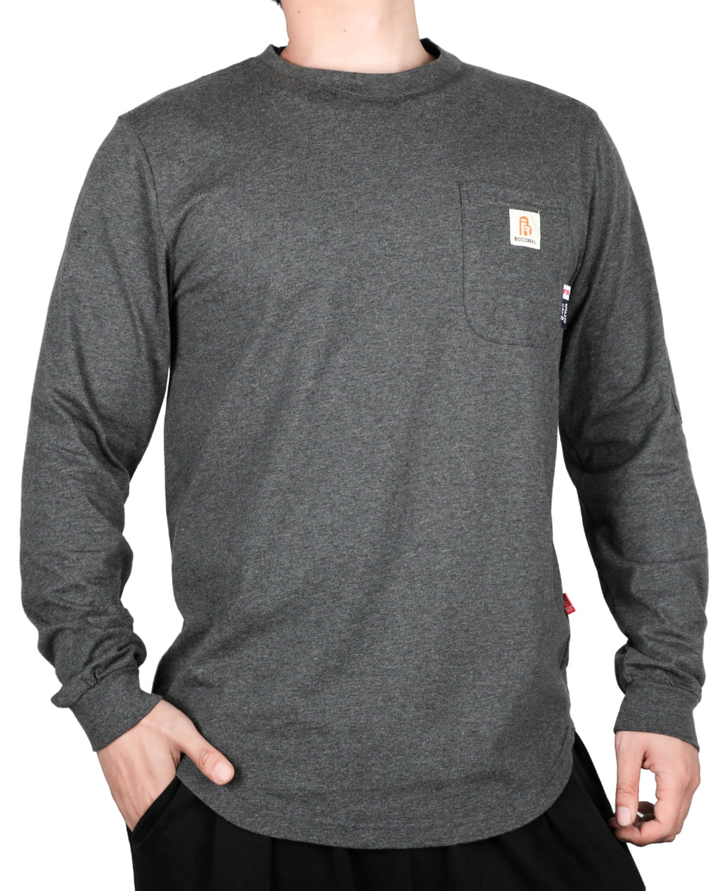 BOCOMAL FR Shirts for Men Melt Pocket Lightweight Crew T-Shirt NFPA2112/CAT2 Fire Resistant Work Shirt