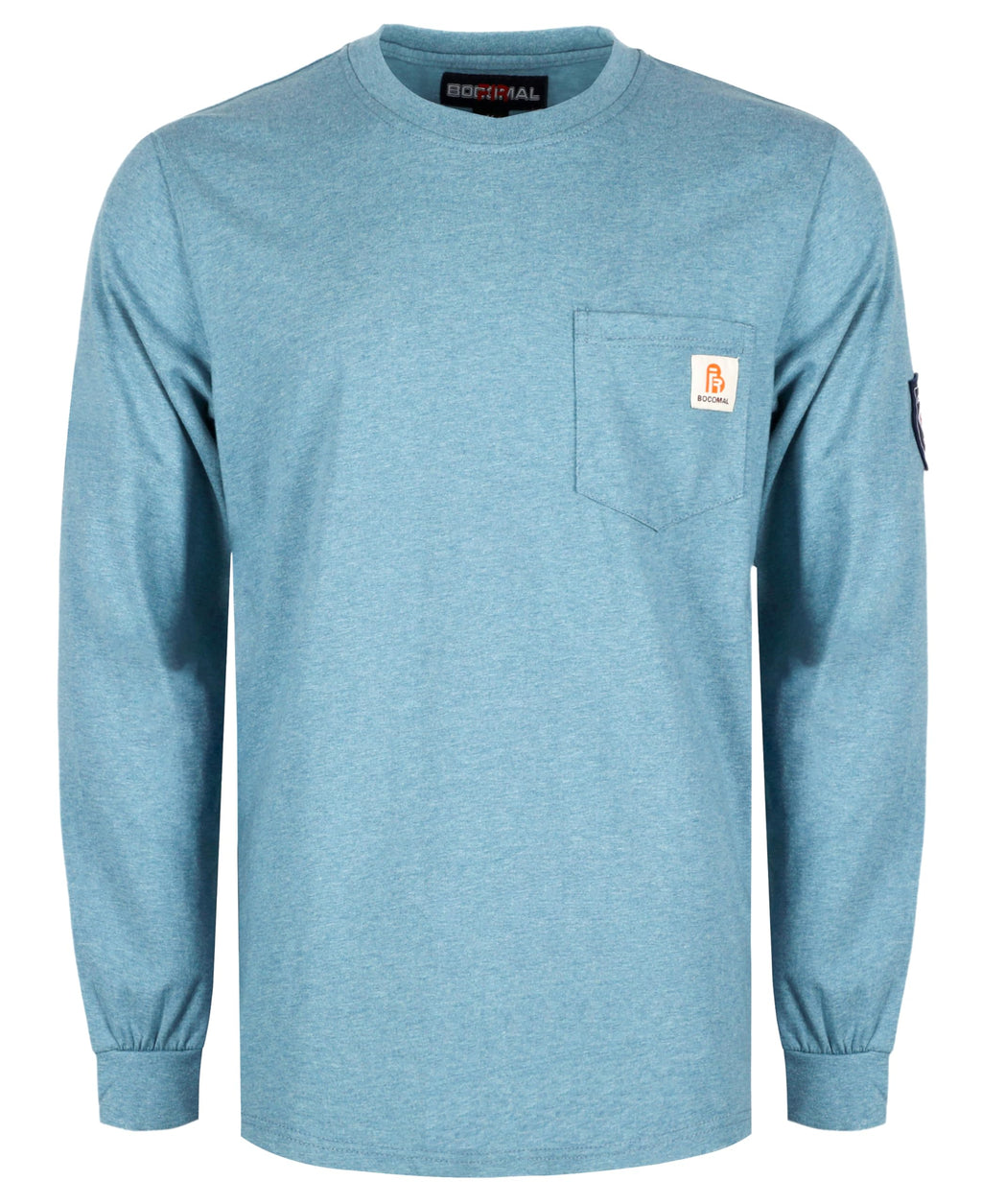 BOCOMAL FR Shirts Lightweight Classic Crew Long Sleeve Fire Resistant Shirt CAT2