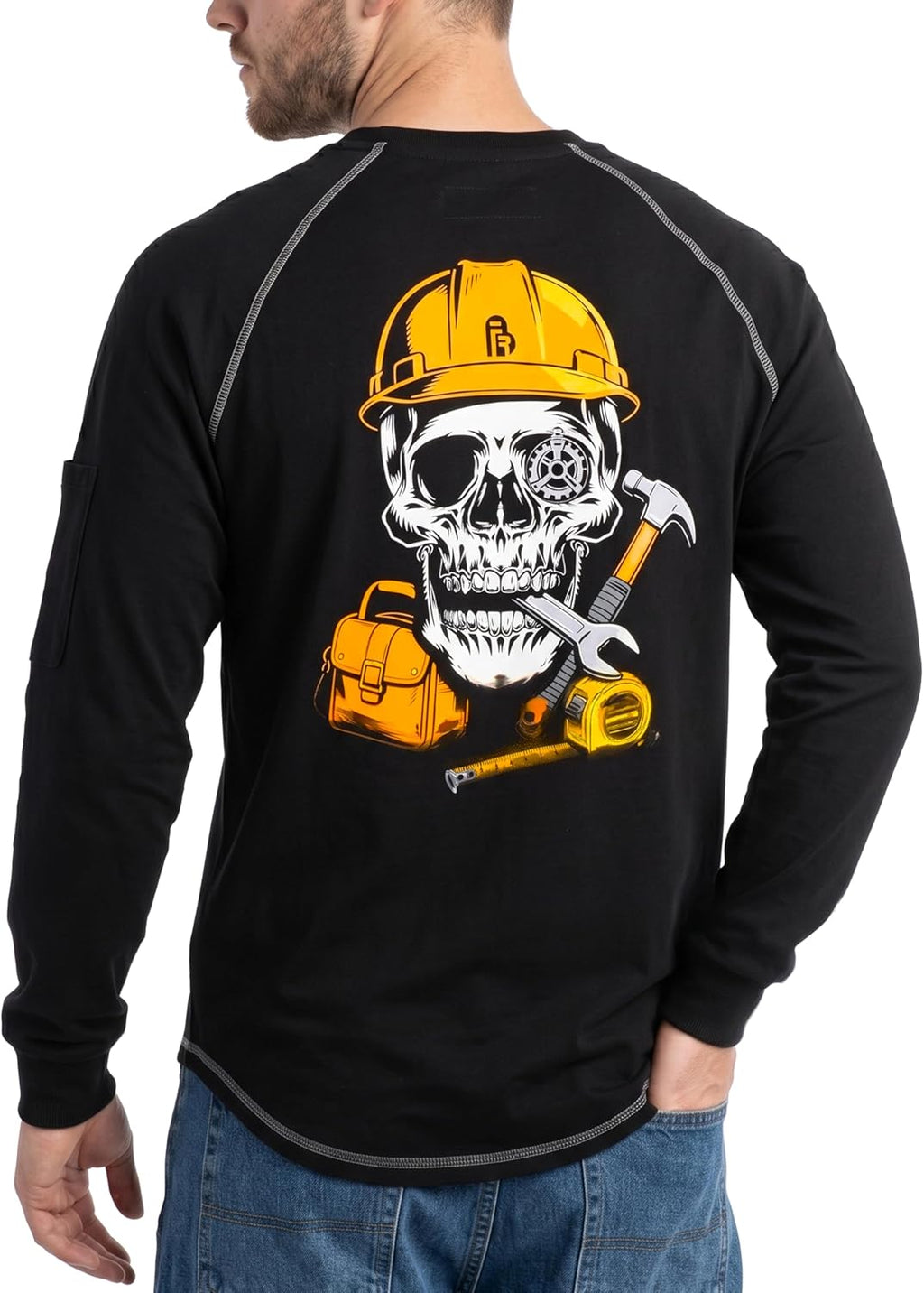 BOCOMAL FR Shirts Heather Series 6oz Flame Resistant T Shirt NFPA2112 CAT2 Fire Retardant Crew Work Shirt