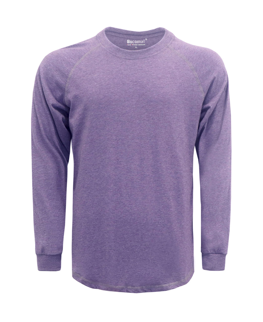 BOCOMAL FR Shirts for Summer 4oz EX Light Weight Flame Resistant Base Layer CAT1 Fire Retardant Crew Shirt