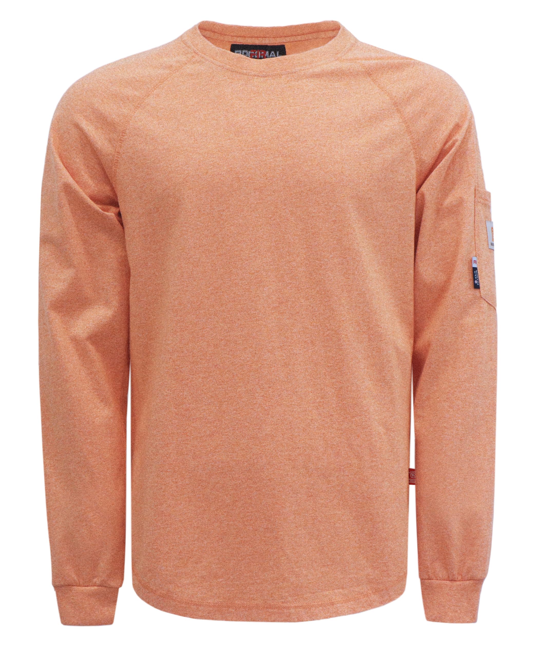 BOCOMAL FR Shirts Heather Series 6oz Flame Resistant T Shirt NFPA2112 CAT2 Fire Retardant Crew Work Shirt