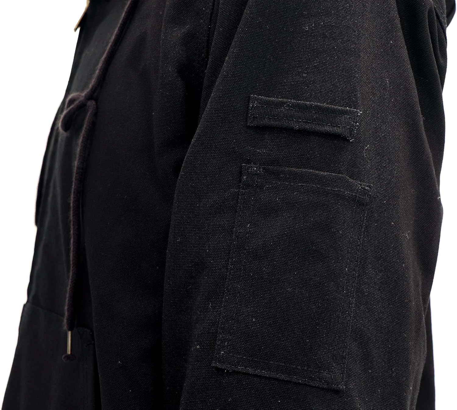 BOCOMAL FR Jacket Insulated Flame Resistant Duck Hooded Coat Outwear&Vest Light Water Repellent and Oil Resistant.