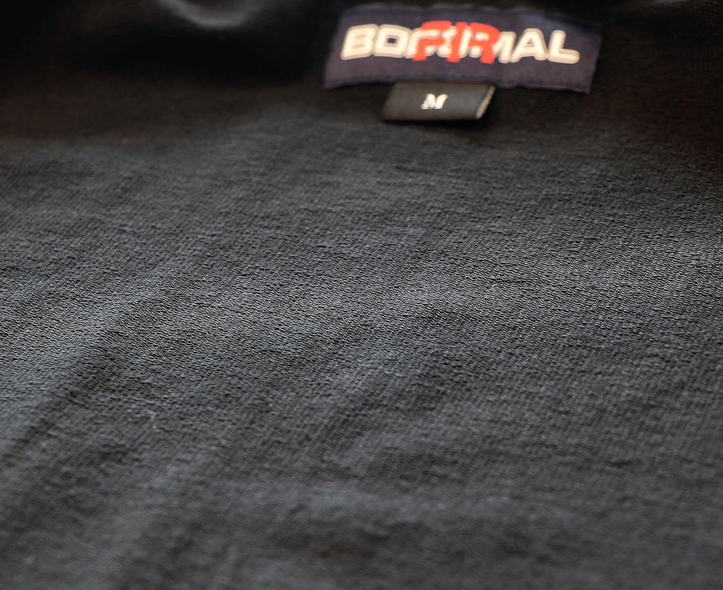 BOCOMAL FR Hoodies Zipper Front for Summer 7.5oz Lightweight Cotton Flame Resistant Sweatshirt（Non Fleece）